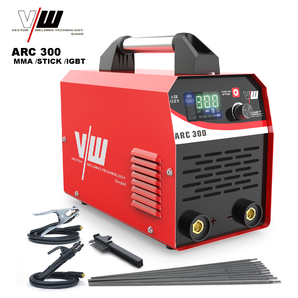 Inverter Welding Machine Igbt 300A - ベクター300A手動溶接機MMAスティック3相400V溶接機IGBTインバーター溶接機LEDディスプレイ付きポータブルARC300