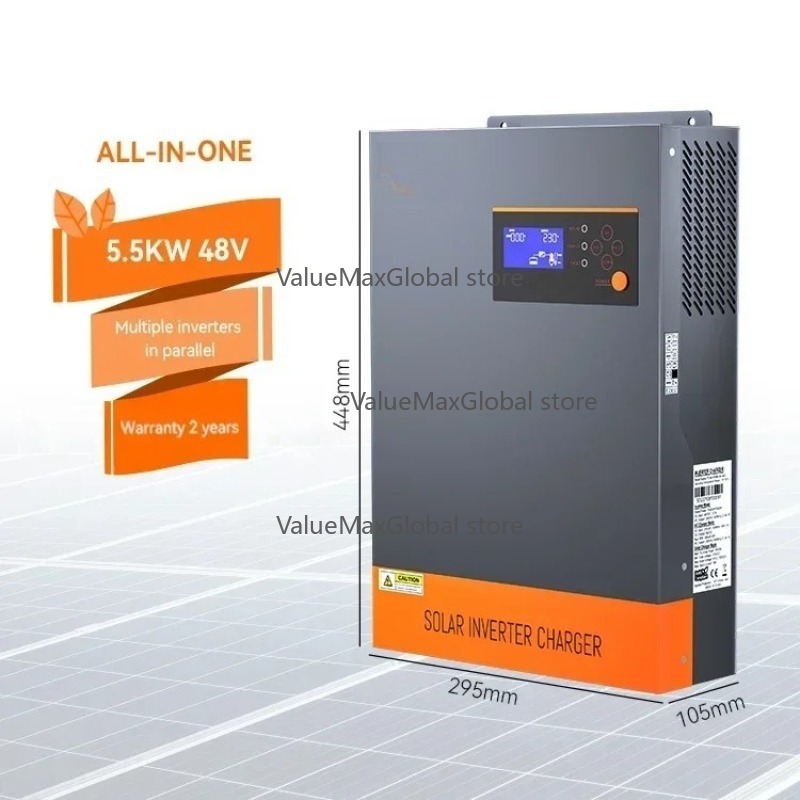 Hybrid Solar Inverter 5.5Kw Mppt 48V - 工場用5.5KW 5.5KVA MPPT 80A 500VDC PV入力