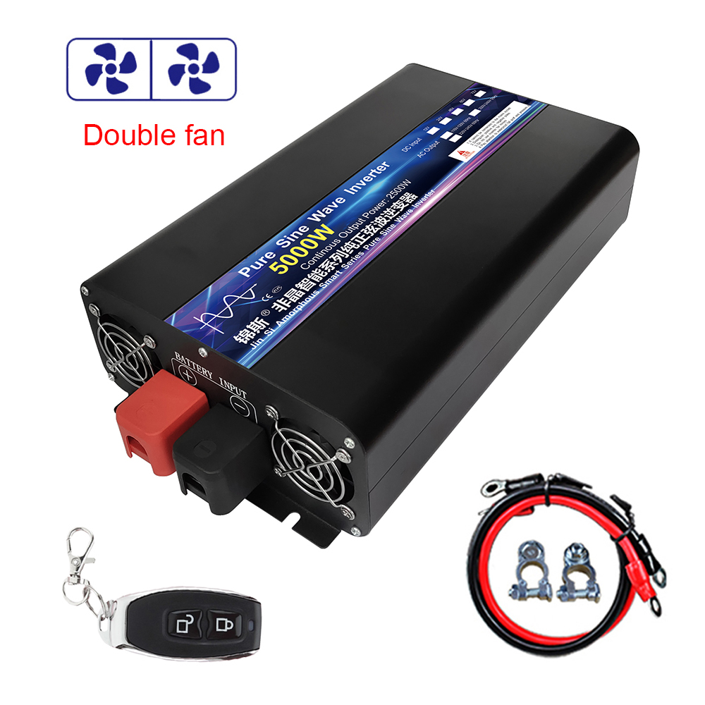 純粋正弦波パワーインバーター 2000W 4000W 500 - Pure Sine Wave Inverter 5000W 48V 220V のレビューと価格