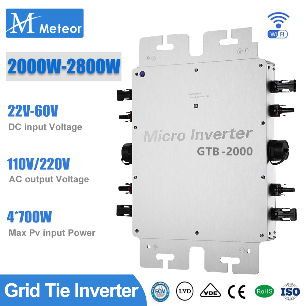 防水ip65マイクロインバーター,太陽光発電システム,キャン - Grid Tie Inverter Limiter 2000W のレビューと価格