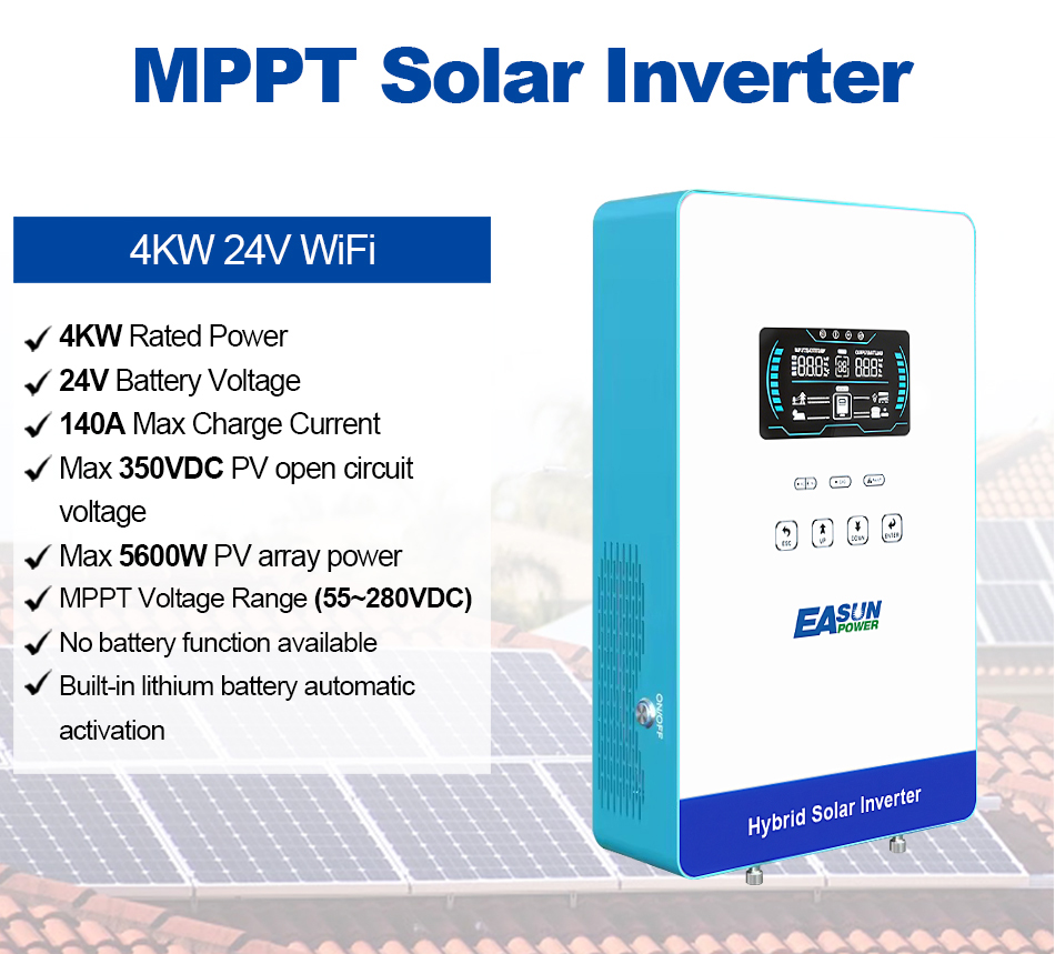 EASUN POWER 4KW 110V オフグリッドハイブ - Grid Tie Inverter Limiter 2000W のレビューと価格